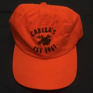 Brand new bright orange Cabela’s cap